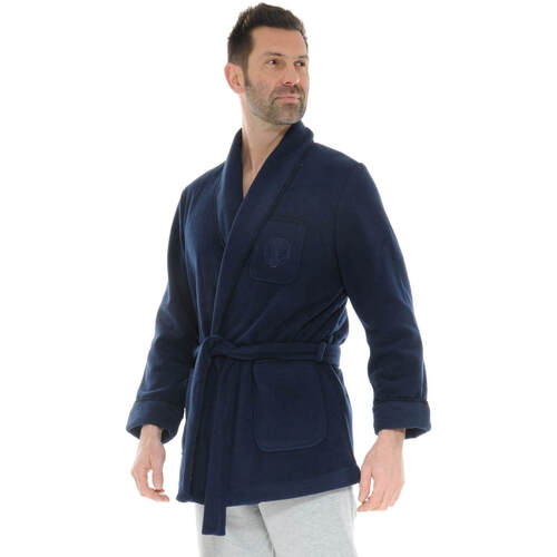 Kleidung Herren Pyjamas/ Nachthemden Christian Cane BAIKAL Blau