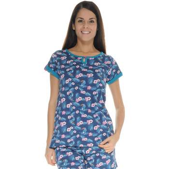 Kleidung Damen Pyjamas/ Nachthemden Christian Cane MAEVA Blau