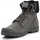 Schuhe Damen Sneaker High Palladium Baggy Metal/Black 92353-029-M Grau