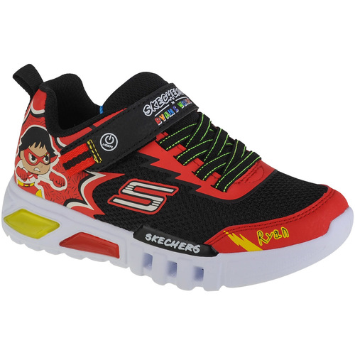 Schuhe Jungen Sneaker Low Skechers Flex-Flow-Hero Speed Rot