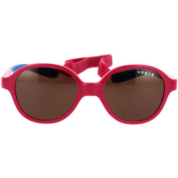 Uhren & Schmuck Damen Sonnenbrillen Vogue VJ2012 256873 Kindersonnenbrille mit Riemen Rosa