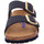 Schuhe Damen Pantoletten / Clogs Birkenstock Pantoletten Arizona SFB 1020587 midnight Nubuck Leather 1020587 Blau