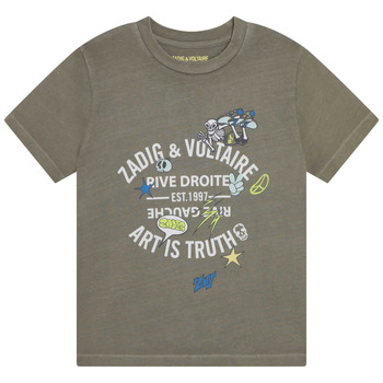 Kleidung Jungen T-Shirts Zadig & Voltaire X25353-65B-J Kaki