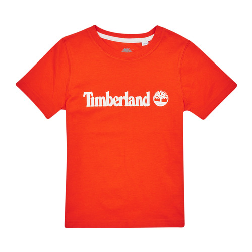 Kleidung Jungen T-Shirts Timberland T25T77 Rot