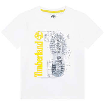 Kleidung Jungen T-Shirts Timberland T25T82 Weiss