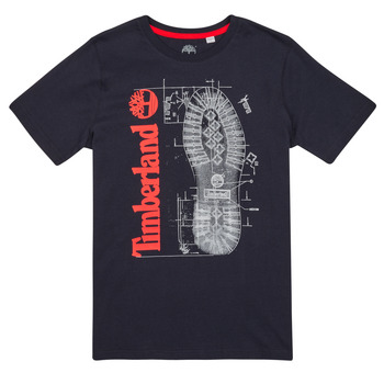 Kleidung Jungen T-Shirts Timberland T25T82 Schwarz
