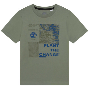 Kleidung Jungen T-Shirts Timberland T25T87 Kaki