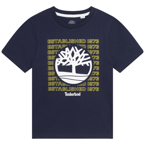 Kleidung Jungen T-Shirts Timberland T25T97 Marine