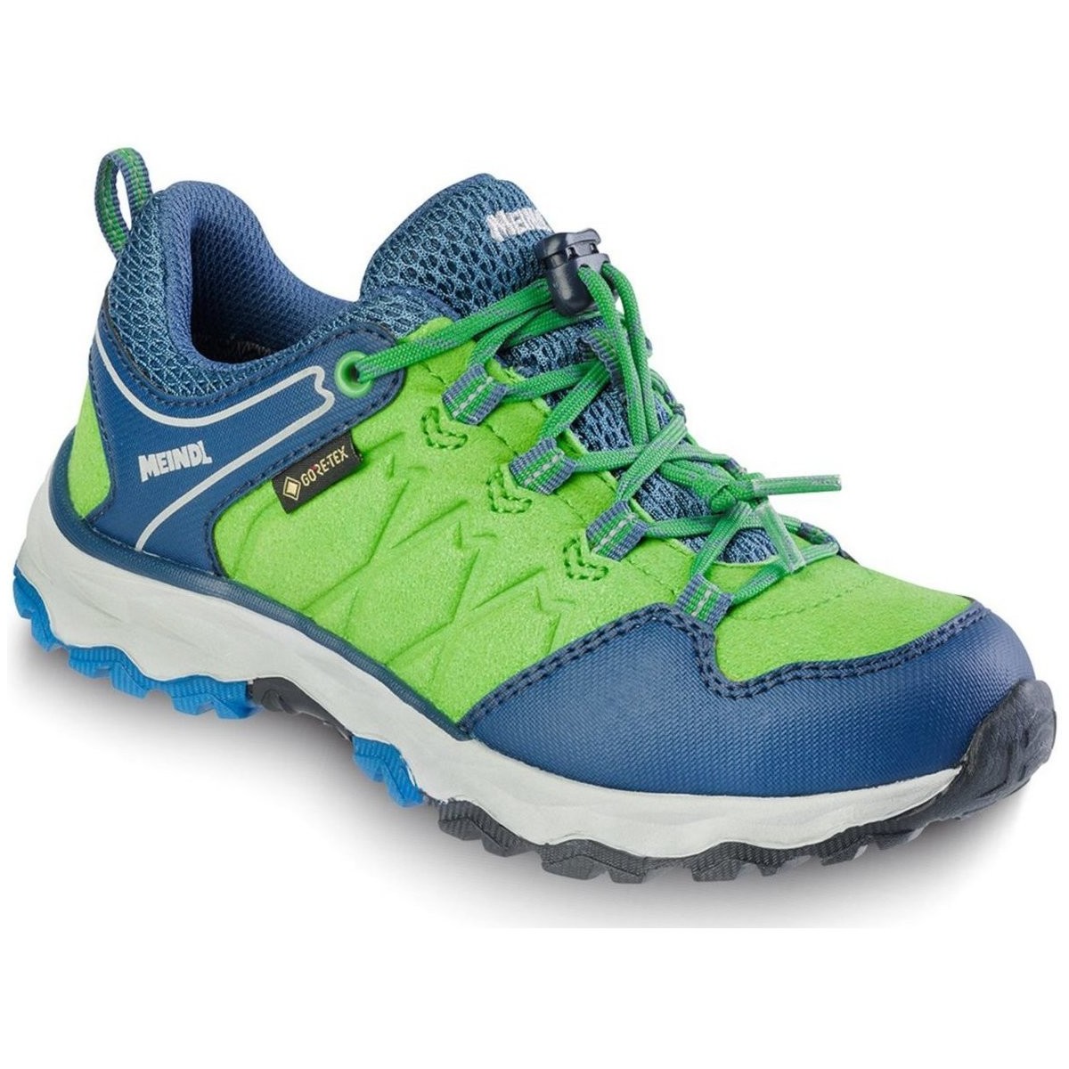 Schuhe Jungen Wanderschuhe Meindl Bergschuhe apfel-blau 2109-036 Ontario Jr. GTX Grün