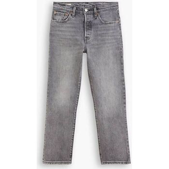 Kleidung Damen Jeans Levi's 36200 0235 L.28 - 501 CROP-Z0623 GRAY WORN IN Grau