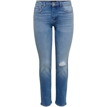 Kleidung Damen Jeans Only 15250212 ONLSUI-LIGHT MEDIUM BLUE Blau