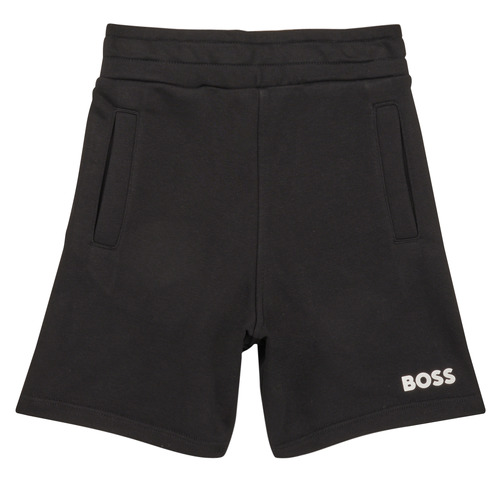 Kleidung Jungen Shorts / Bermudas BOSS J24816-09B-J Schwarz