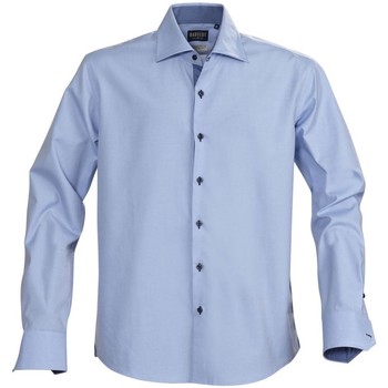 Kleidung Herren Kurzärmelige Hemden James Harvest  Blau