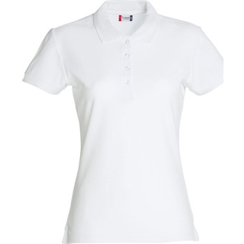 Kleidung Damen Langärmelige Polohemden C-Clique  Weiss