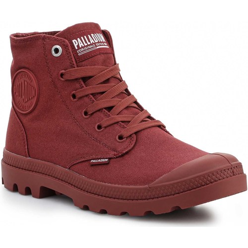 Schuhe Herren Sneaker High Palladium Mono Chrome Wax Red 73089-658-M Rot