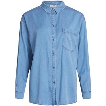 Kleidung Damen T-Shirts & Poloshirts Vila  Blau