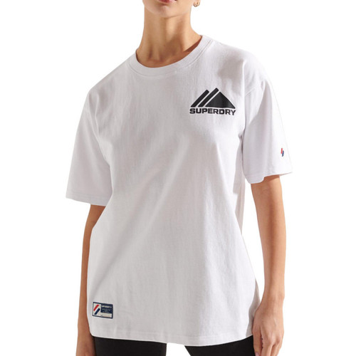Kleidung Damen T-Shirts & Poloshirts Superdry W1010608A Weiss