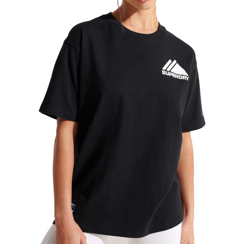 Kleidung Damen T-Shirts & Poloshirts Superdry W1010608A Schwarz