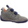 Schuhe Jungen Babyschuhe Affenzahn Klettschuhe Leder Buddy Bear 00428-30011 Grau