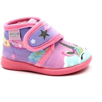 Schuhe Kinder Hausschuhe Grunland GRU-CCC-PA1214-RO Rosa