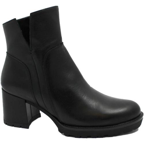 Schuhe Damen Low Boots Melluso MEL-I22-L5332-NE Schwarz