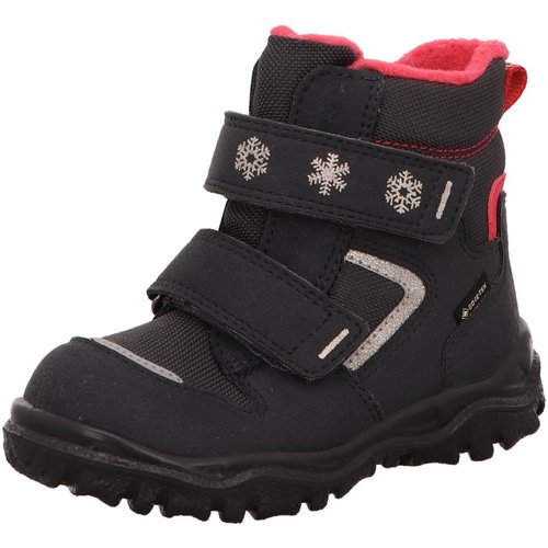 Schuhe Jungen Babyschuhe Superfit Klettstiefel HUSKY1 1-000045-2020 GRAU/PINK 1-000045-2020 Grau