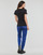 Kleidung Damen T-Shirts Calvin Klein Jeans MICRO MONO LOGO SLIM Schwarz