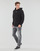 Kleidung Herren Sweatshirts Calvin Klein Jeans STACKED LOGO HOODIE Schwarz