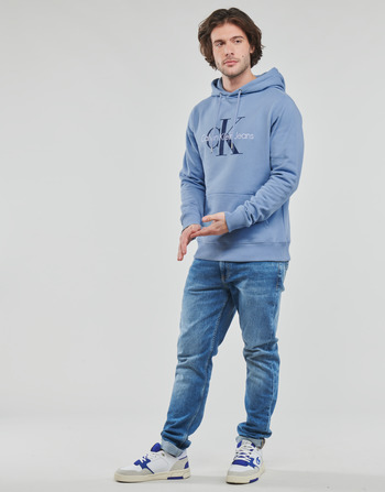 Calvin Klein Jeans MONOLOGO REGULAR HOODIE Blau