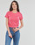 Kleidung Damen T-Shirts Calvin Klein Jeans 2-PACK MONOGRAM SLIM TEE X2 Weiss / Rosa