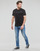 Kleidung Herren T-Shirts Calvin Klein Jeans LOGO TAPE TEE Schwarz