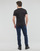 Kleidung Herren T-Shirts Calvin Klein Jeans TRANSPARENT STRIPE LOGO TEE Schwarz