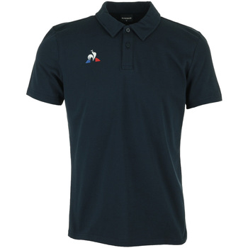 Kleidung Herren T-Shirts & Poloshirts Le Coq Sportif Polo Ss Presentation Blau