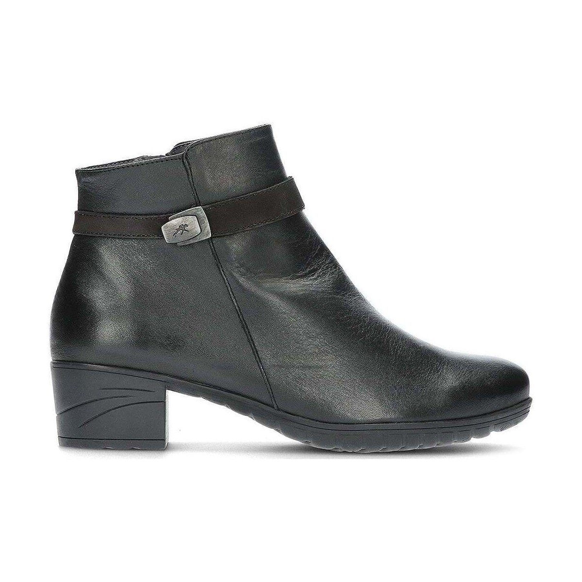 Schuhe Damen Low Boots Fluchos FLAUSCHIGE ZUCKERSTIEFEL F0937 Schwarz