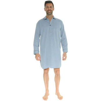 Le Pyjama Français CHARLIEU Blau