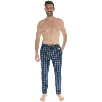 Kleidung Herren Pyjamas/ Nachthemden Pilus LANDRY Blau