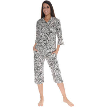 Kleidung Damen Pyjamas/ Nachthemden Pilus ODALIE Weiss