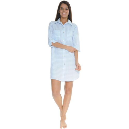 Kleidung Damen Pyjamas/ Nachthemden Pilus ORIANE Blau