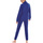 Kleidung Damen Pyjamas/ Nachthemden Lisca Pyjama Hausanzug Leggings Top Langarm Starlight  Cheek Blau