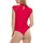 Unterwäsche Damen Bodys Lisca Brasilianischer Body mit kurzen Ärmeln Flamenco Rot