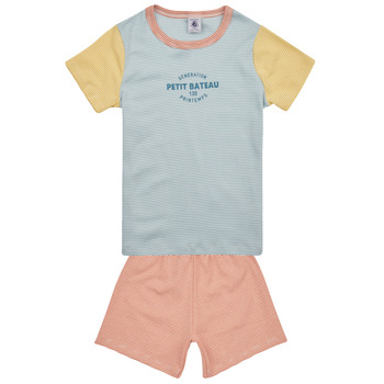 Kleidung Kinder Pyjamas/ Nachthemden Petit Bateau FRILOU Multicolor
