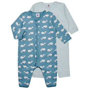 Kleidung Kinder Pyjamas/ Nachthemden Petit Bateau A06XB00 X2 Multicolor