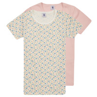 Kleidung Mädchen T-Shirts Petit Bateau A079Q00 X2 Multicolor