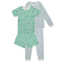 Kleidung Kinder Pyjamas/ Nachthemden Petit Bateau A07HL00 X2 Multicolor