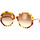 Uhren & Schmuck Damen Sonnenbrillen Chloe Chloé Sonnenbrille CH0105S 001 Braun