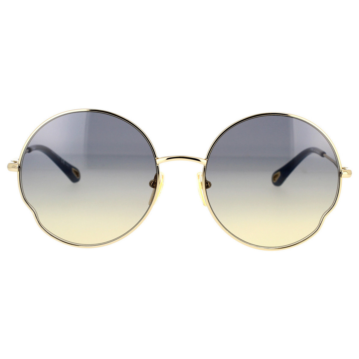Uhren & Schmuck Damen Sonnenbrillen Chloe Chloé Sonnenbrille CH0095S 002 Gold