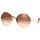 Uhren & Schmuck Damen Sonnenbrillen Chloe Chloé Sonnenbrille CH0093S 001 Gold
