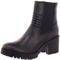 Schuhe Damen Stiefel Palpa Stiefeletten F-8507-BLACK schwarz