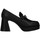Schuhe Damen Slipper Luciano Barachini ML252 Schwarz