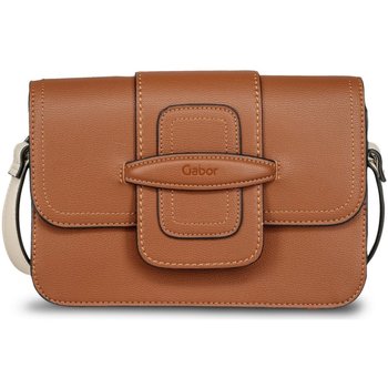 Taschen Damen Handtasche Gabor Mode Accessoires ANOUK, Flap bag S no zip, mixe 8912 137 Braun